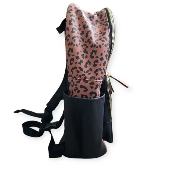 Petunia Pickle Bottom Diaper Backpack in Leopard District Backpack OS - Picture 9 of 16